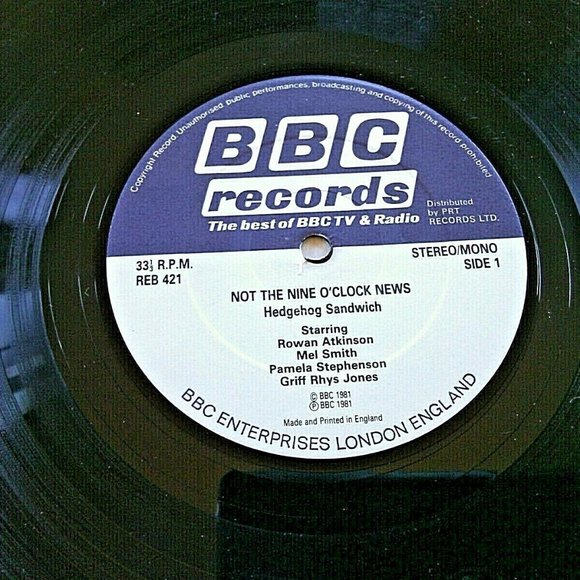 Vintage British Vinyl LP Not The 9 o'clock News Hedgehog Sandwich BBC Comedy UK - Picture 5 of 15